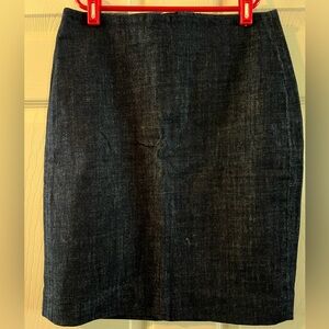 J. Crew Blue Pencil Skirt Knee-length Work